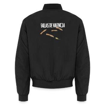 Fallas De Valencia Trueno - Bomber unisexe - noir - Dos - AI Model Male 185 light (185cm)
