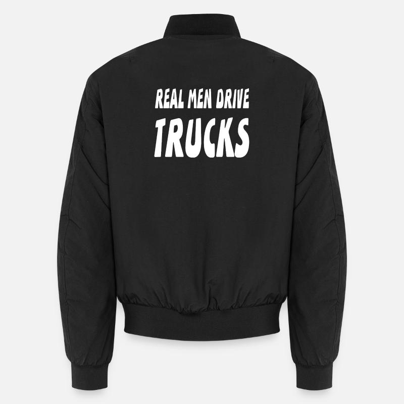 truck - Unisex Bomber Jacket - black