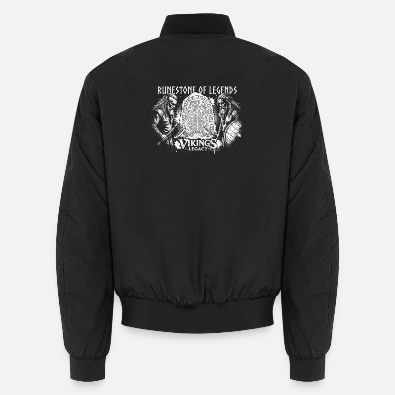 Pierre-Rune des Légendes - Bomber unisexe - noir
