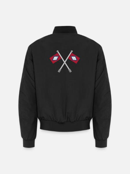 Arkansas-Flagge - Unisex Bomberjacke - Schwarz