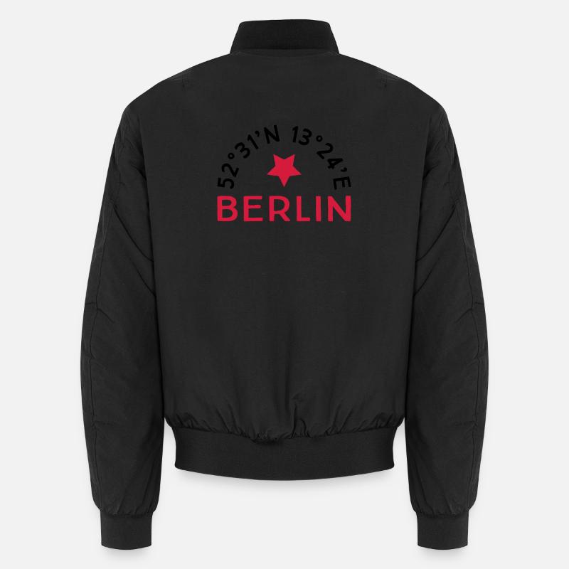 Berlin - Unisex Bomber Jacket - black