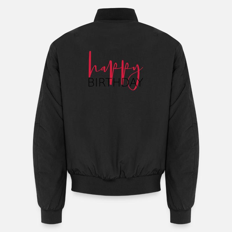happy birthday congratulation gift idea Unisex Bomber Jacket