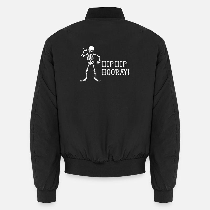 Hip hip hooray chiropractor radiologist x-ray Unisex Bomber Jacket