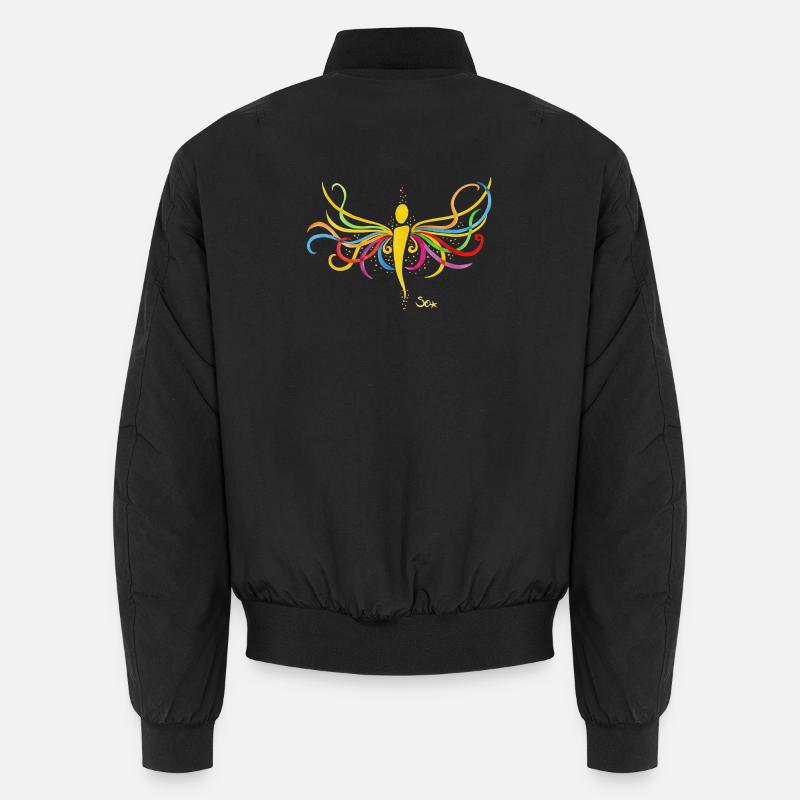 Regenbogen Engel - Sonja Ariel von Staden Unisex Bomberjacke
