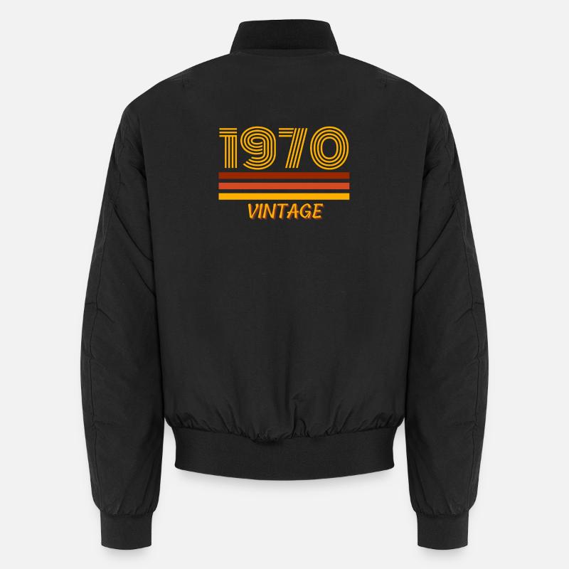 1970, vintage, année de naissance Bomber unisexe