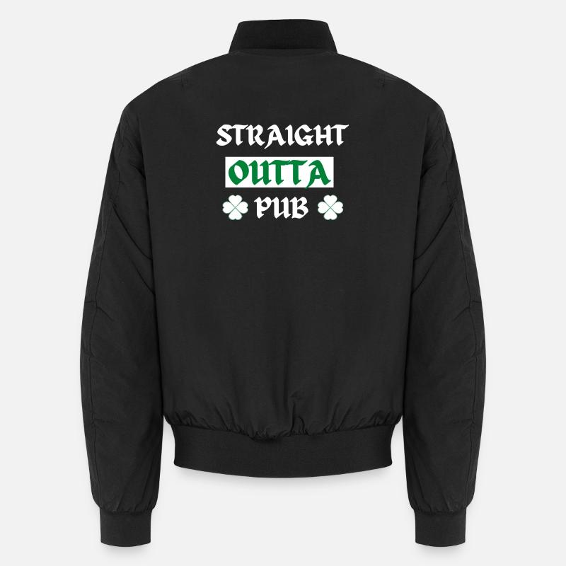 Pub Night Shamrock Tee Unisex Bomber Jacket