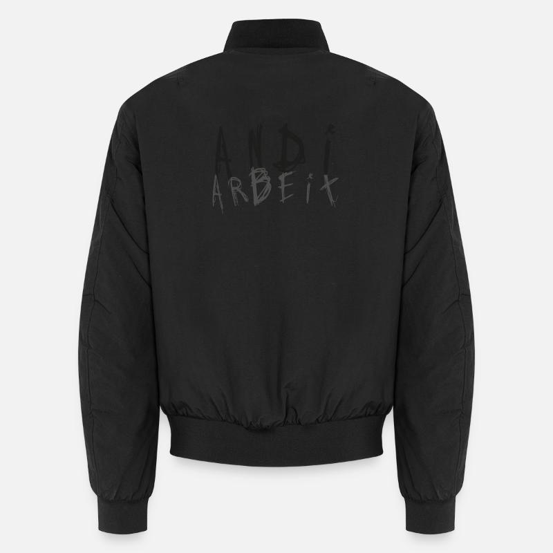 Andi Arbeit - Andreas, Andrea, Andy - Unisex Bomberjacke - Schwarz
