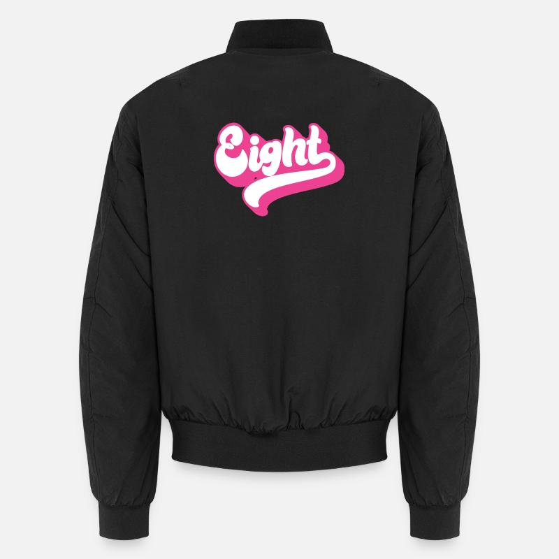 Huit 8e anniversaire pour les filles de 8 ans Bomber unisexe