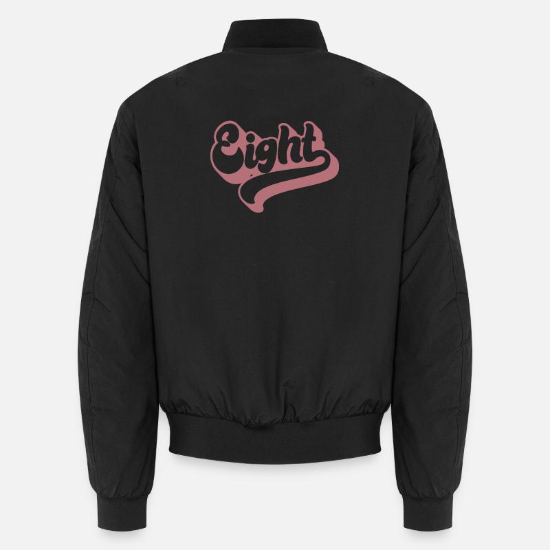 Huit 8e anniversaire pour les filles de 8 ans Bomber unisexe