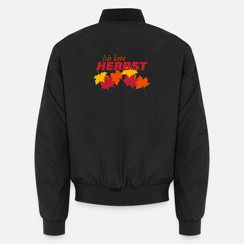 AUTUMN - Unisex Bomber Jacket - black