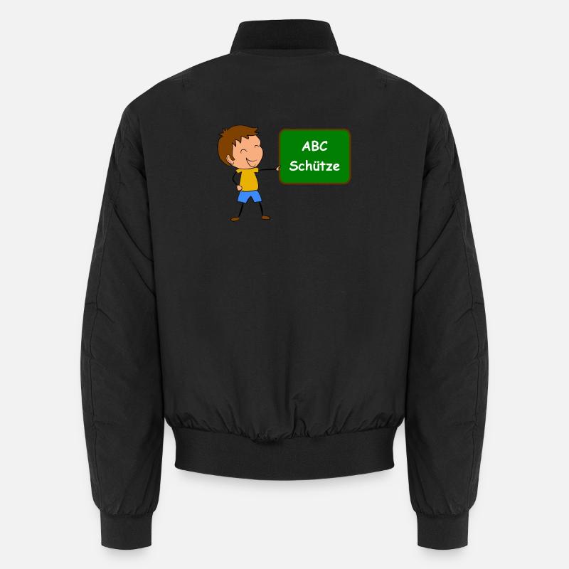 Einschulung ABC Schütze - Unisex Bomberjacke - Schwarz
