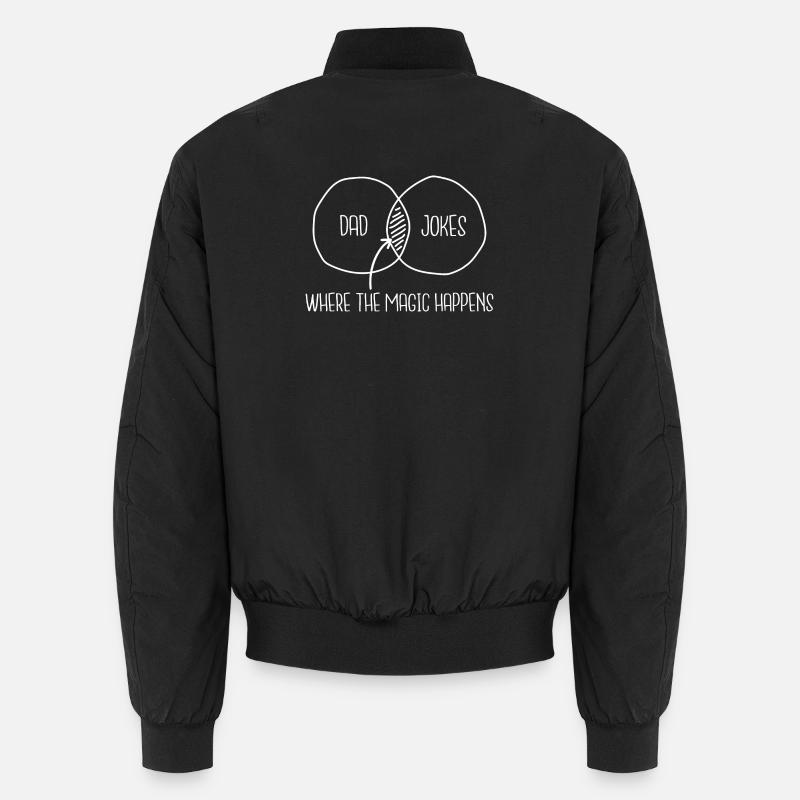 Dad Witze Magie  Unisex Bomberjacke