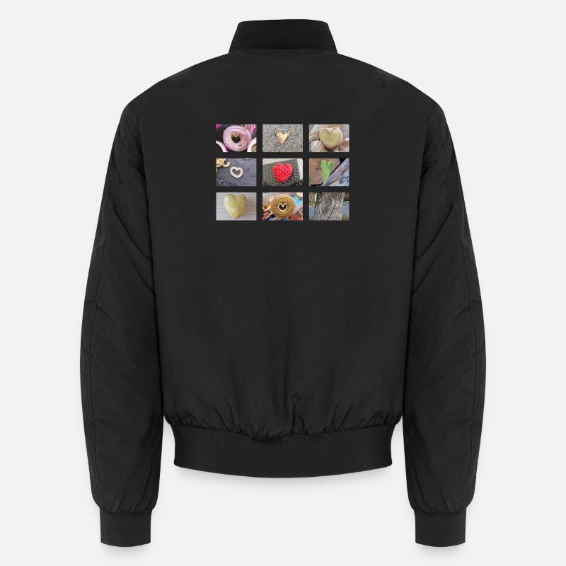 Love ist everywhere. - Unisex Bomberjacke - Schwarz