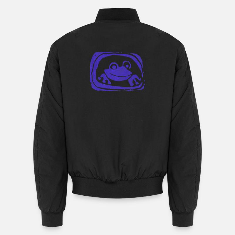 Froggyfun - Unisex Bomberjacke - Schwarz