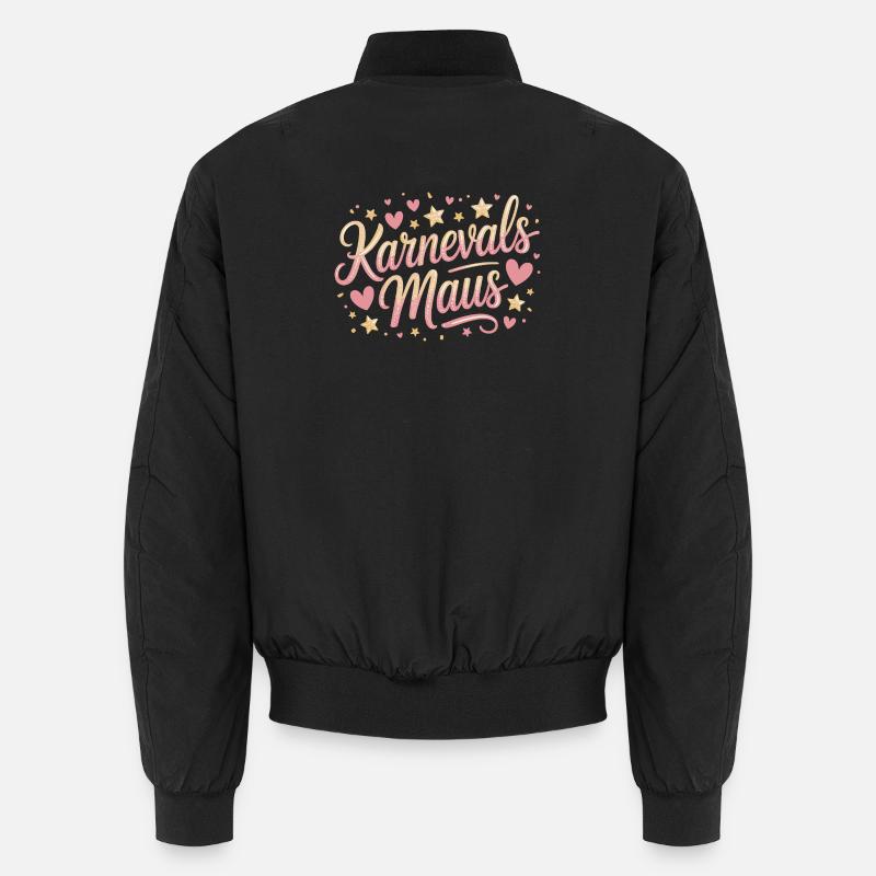 Karnevalsmaus Karneval Köln Kölner Karnevals Maus Unisex Bomberjacke