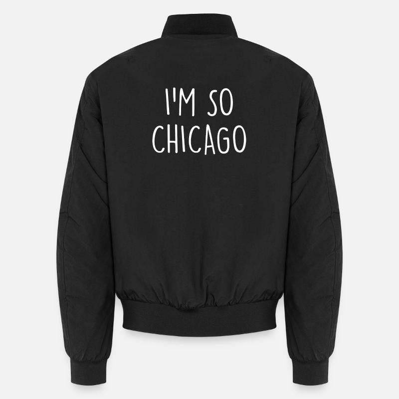 Chicago - Unisex Bomberjacke - Schwarz