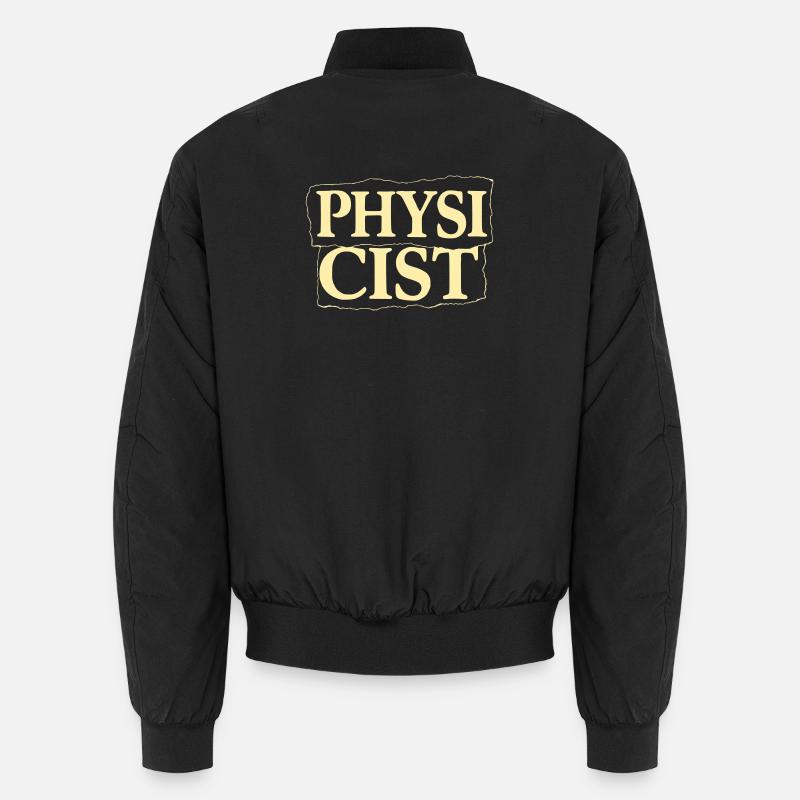Physicist Vintage Label Design Unisex Bomber Jacket