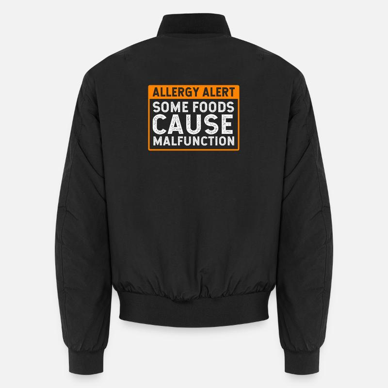 Lebensmittel Allergie Unisex Bomberjacke