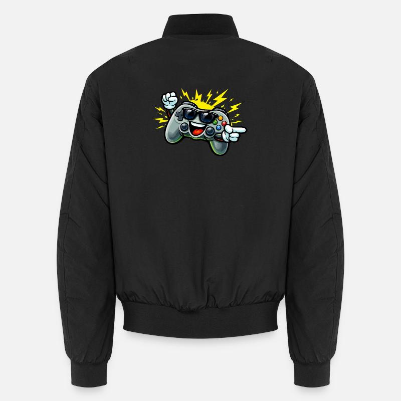 Retro Controller Spaß Unisex Bomberjacke