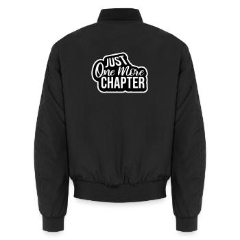 Encore un chapitre Lecture drôle de rat de bibliothèque Cool - Bomber unisexe - noir - Dos - AI Model Male 185 light (185cm)