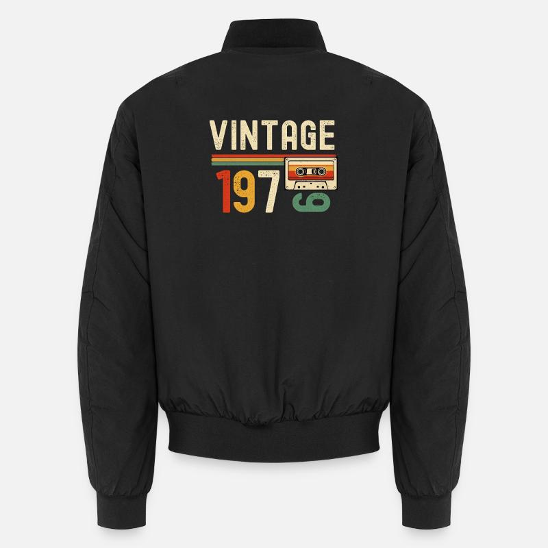 Vintage-Kassette aus den 70ern Unisex Bomberjacke