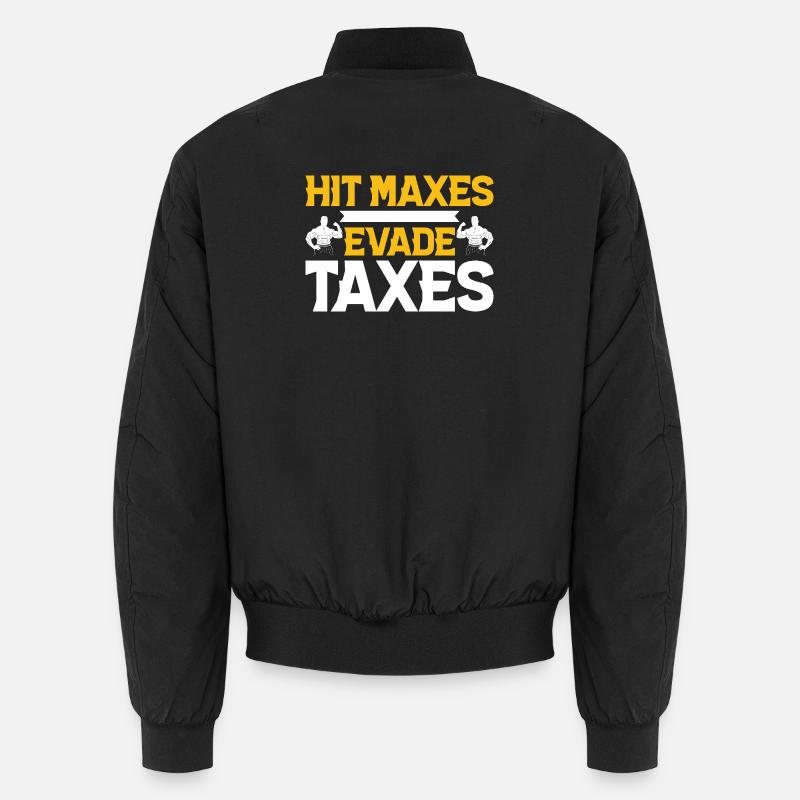 Krafttempel Stil: Max-Power Humor Unisex Bomberjacke