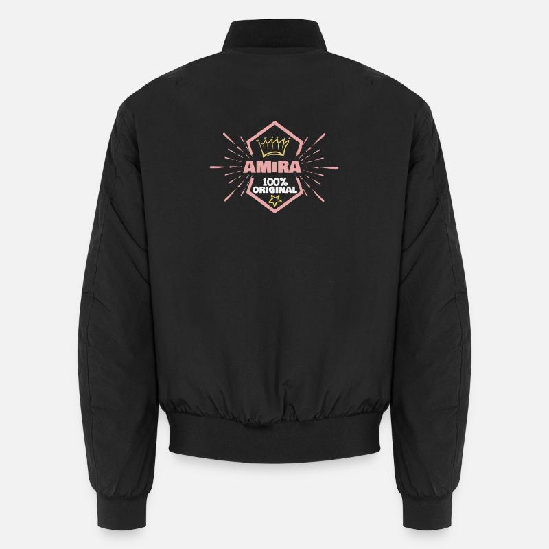 Original Amira - Unisex Bomber Jacket - black