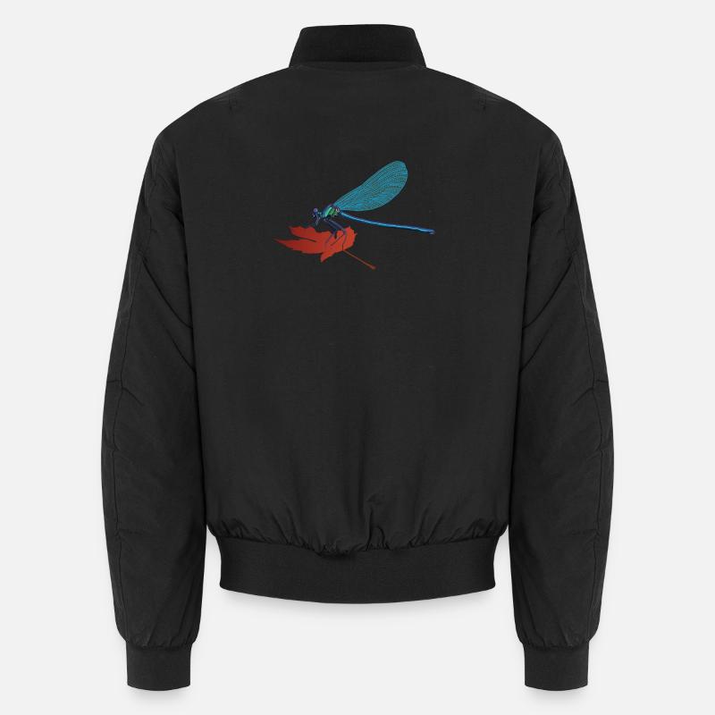 Lilli, la libellule - Bomber unisexe - noir