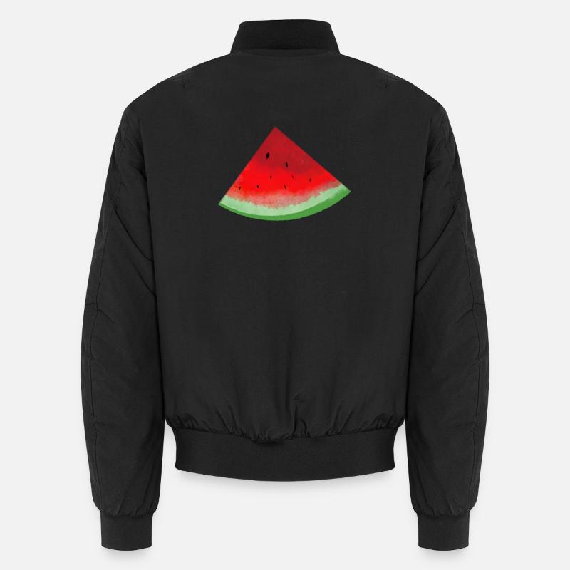Pastèques aquarelle Bomber unisexe