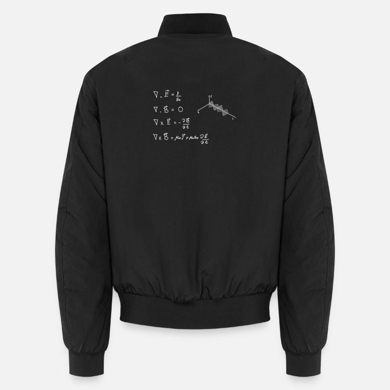 Maxwell's equations - Unisex Bomber Jacket - black