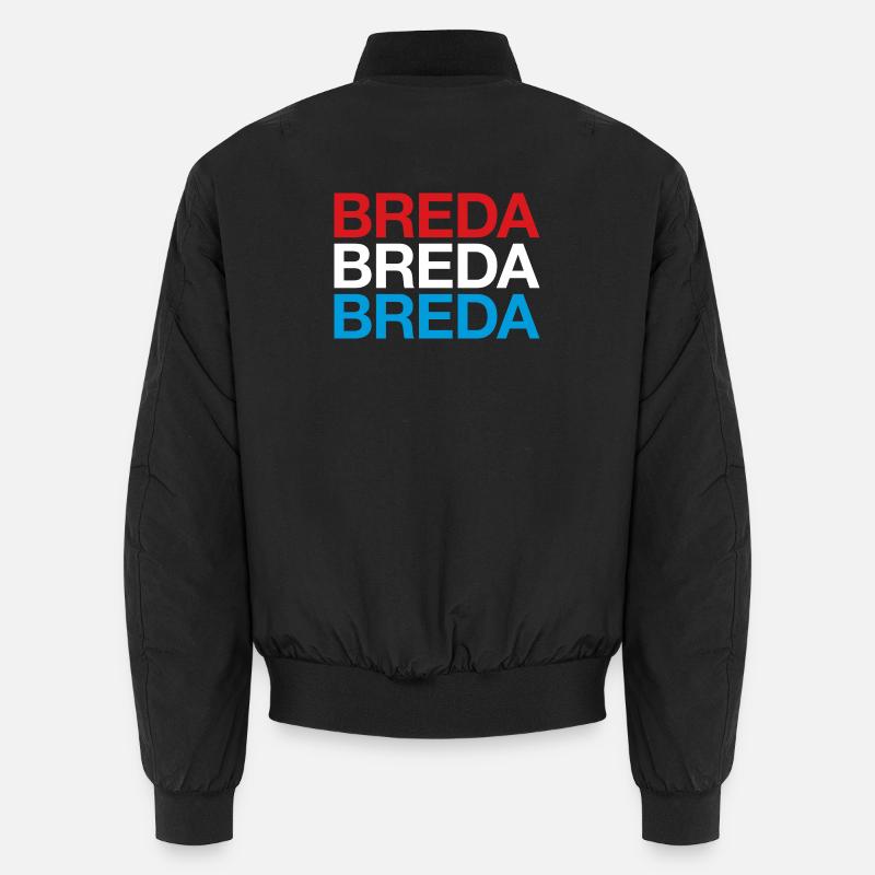 BREDA Pays-Bas Drapeau Pays-Bas Bomber unisexe