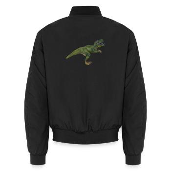 Tom T-Rex - Bomber unisexe - noir - Dos - AI Model Male 185 light (185cm)