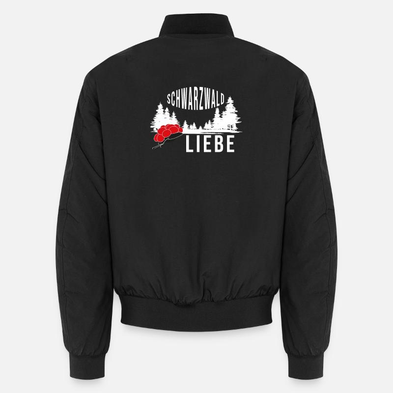 Schwarzwald Liebe - Unisex Bomberjacke - Schwarz