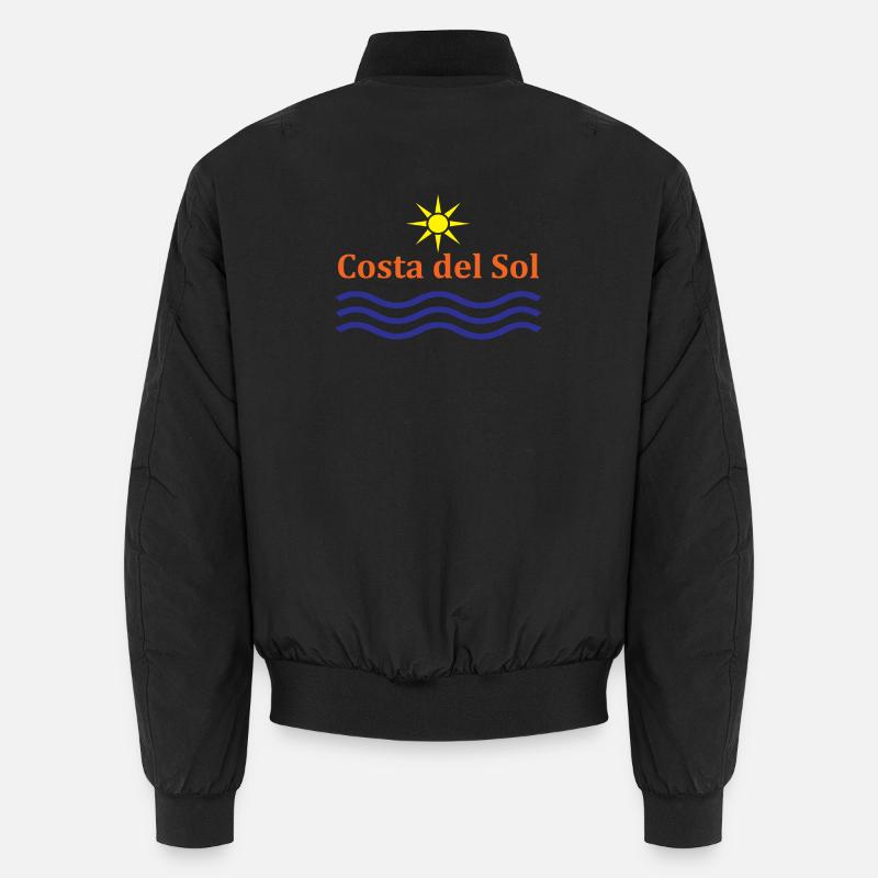 Costa del Sol Sun and Waves Design Unisex Bomber Jacket