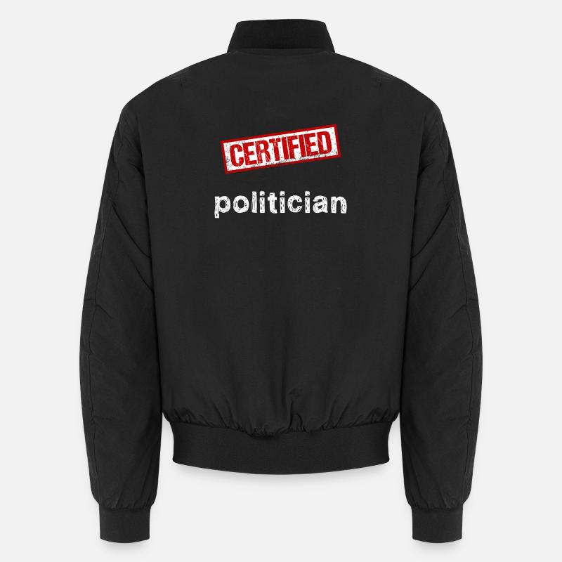 Politiker - Unisex Bomberjacke - Schwarz