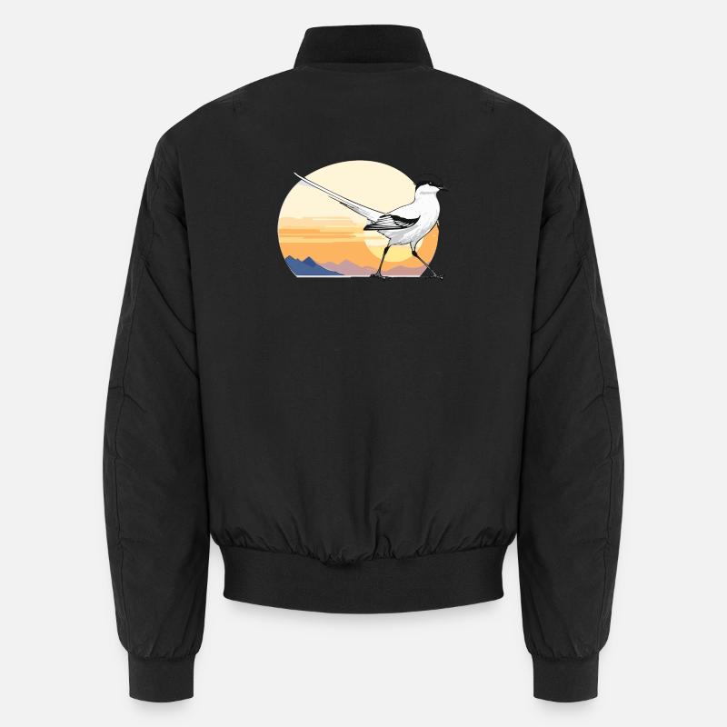 Oiseau au lever du soleil Bomber unisexe