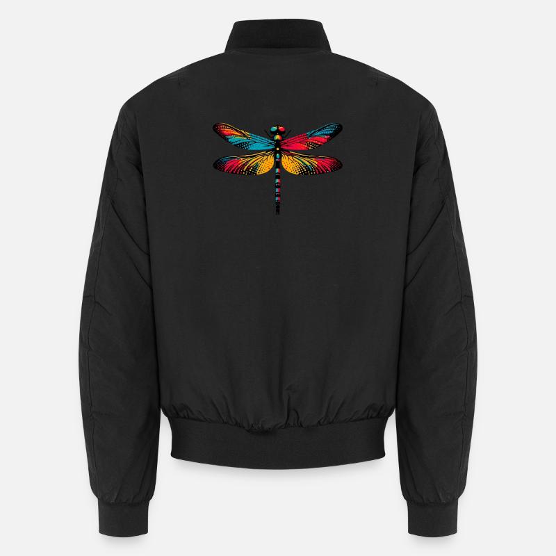 Dragonfly - Unisex Bomber Jacket - black
