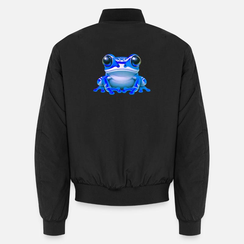 Frog - Unisex Bomber Jacket - black