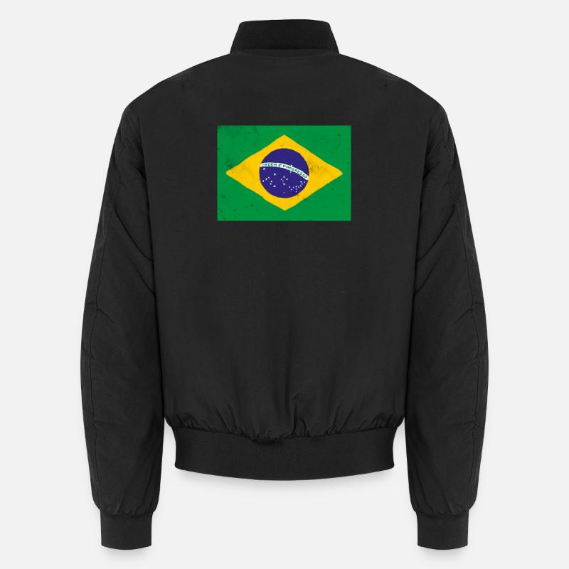 Drapeau du Brésil Bomber unisexe
