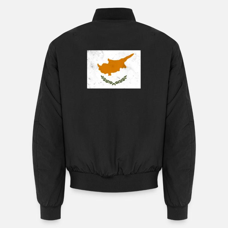 Flagge von Zypern Unisex Bomberjacke