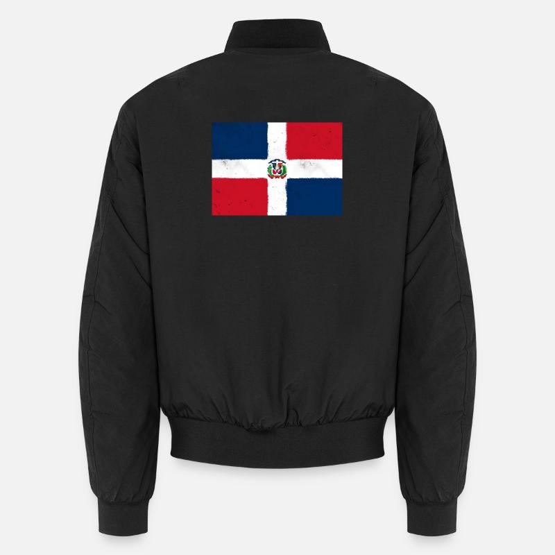 Drapeau de la République dominicaine – Tropical Pride Bomber unisexe