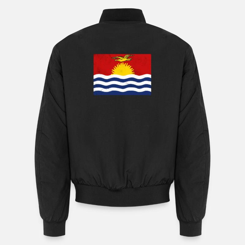 Drapeau de Kiribati - Bomber unisexe - noir