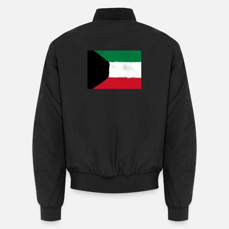 Flagge von Kuwait Unisex Bomberjacke