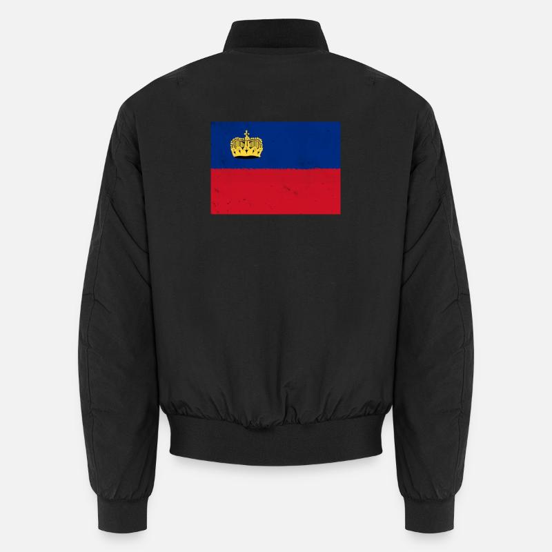 Drapeau du Liechtenstein Bomber unisexe