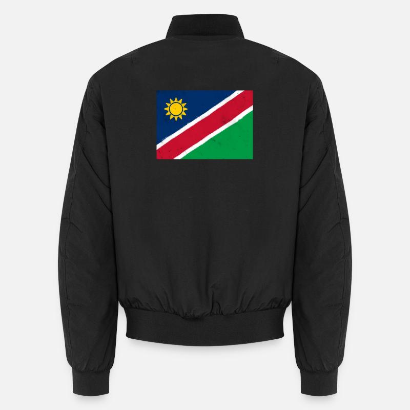 Flagge von Namibia Unisex Bomberjacke