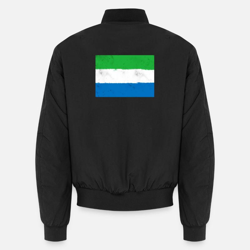 Drapeau de la Sierra Leone Bomber unisexe