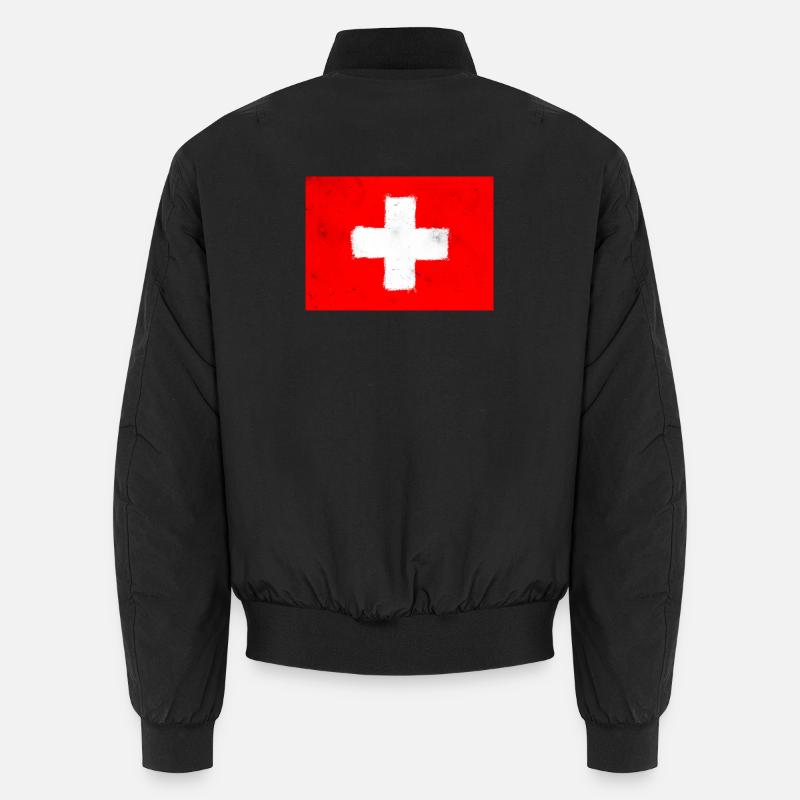 Drapeau de la Suisse Bomber unisexe