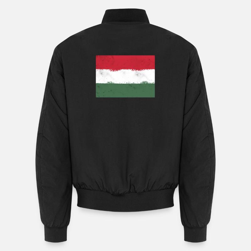 Drapeau de la Hongrie Bomber unisexe