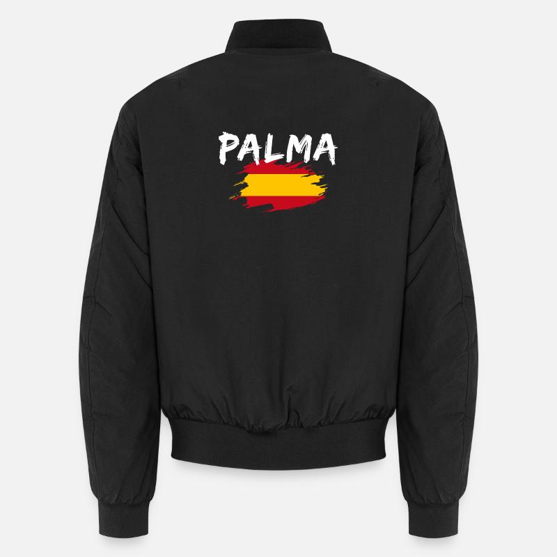 Palma Spain - Unisex Bomber Jacket - black