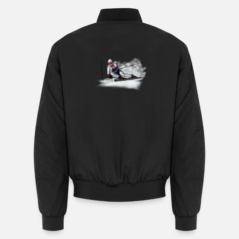 Departure - Unisex Bomber Jacket - black